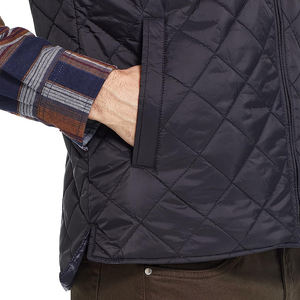 Chaleco acolchado de poliéster sin mangas de alta calidad para hombre 2023, chaquetas transpirables para invierno, ropa exterior a prueba de viento, estilo informal frontal - Product Image 4