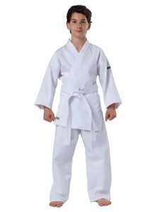 Color naranja liso Buena calidad Entrenamiento de artes marciales Trajes de kárate Uniforme Lucha Traje de taekwondo Venta al por mayor OEM - Product Image 4
