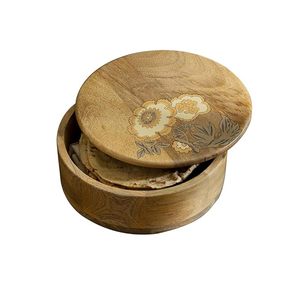 Beautiful Wooden Chapati Storage Box for <b>Dining</b> <b>Table</b> and Everyday Cooking Lightweight Wooden Roti Box for Easy Handling - Product Image 1