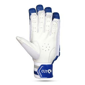 Guantes de bateo de cricket Cutx Alpha Blue - Product Image 4