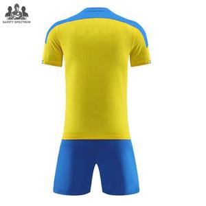 Conjunto de Uniforme de Fútbol de Manga Corta Personalizable, Duradero, 100% Poliéster, de Secado Rápido, Transpirable, Ligero y Absorbente de Sudor para Hombre - Product Image 3