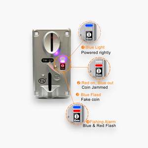 TW-131 Metal Coin Acceptor Accessory with -15C to +75C Operating Temp for <b>Amusement</b> <b>Machines</b> - Product Image 4