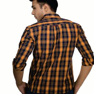 Chemise extensible à manches longues pour hommes Chemise décontractée pour hommes, coupe ajustée, douce et confortable, de style professionnel sur mesure, vente en gros - Product Image 6