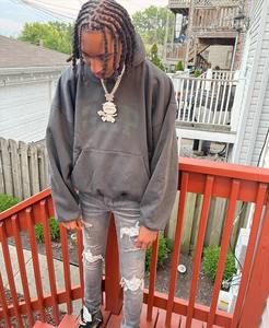 เสื้อกันหนาวแบบสวมหัวมีฮู้ดสำหรับผู้ชาย,เสื้อสวมหัวมีซิปขนาดใหญ่พิเศษพิมพ์ลายแบบขายส่งปี2022 - Product Image 6