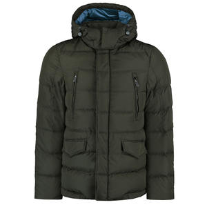 Essentials men's Ultra <b>Lightweight</b> Long-Sleeve Full-Zip Water-Resistant <b>waterproof</b> <b>Packable</b> Hooded Puffer <b>Jacket</b> - Product Image 5