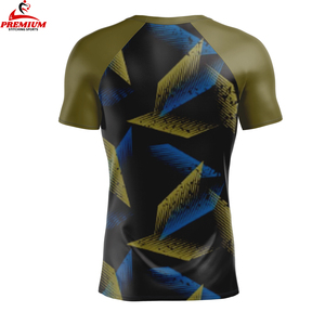Diseño personalizado impreso rash guard que absorbe la humedad Rashguards tendencia superior precio bajo - Product Image 2