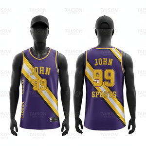 Camiseta de Baloncesto para Hombre, Malla Transpirable GSM, Poliéster, Negro, Naranja, Gris, Panel Lateral en Contraste, Logotipo Personalizado por Sublimación, Uniforme de Equipo - Product Image 5