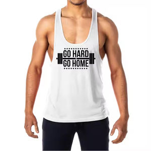 Nouvelle arrivée débardeur sans manches respirant pour hommes avec conception de cou sur mesure en gros du Pakistan - Product Image 6