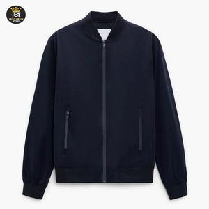 Abrigos para hombre, chaqueta para correr personalizada, bombardero bordado de satén, ropa para hombre, chaqueta cortavientos de béisbol para correr - Product Image 1