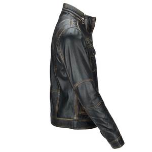 Meilleur hiver hommes coupe ajustée veste en cuir pour adultes 2025 nouveauté haute qualité en cuir veste de mode - Product Image 6