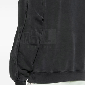 Sweat-shirts à capuche pour hommes, design haut de gamme, effet délavé, avec logo personnalisé, 100% coton, streetwear, écologiques, dernier design 2025, nouvelle arrivée - Product Image 5