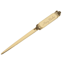 Ouvre-lettre Antique en métal fantaisie en alliage de Zinc sur mesure, cadeau d'affaires