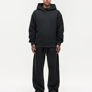 Men Oversized Vintage <b>Tracksuit</b> Set <b>Retro</b> Streetwear Jacket Sweatpants Casual Sportswear - Product Image 1