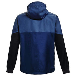 Chaqueta cortavientos de alta exigencia para hombre, diseño con capucha, los mejores servicios OEM, chaqueta ligera impermeable para correr al aire libre para adultos - Product Image 2