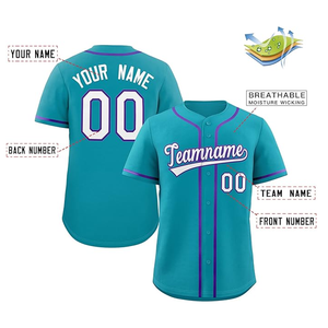 Uniforme de béisbol transpirable superventas personalizado mejor camisa de béisbol cómodos uniformes de béisbol ligeros - Product Image 2