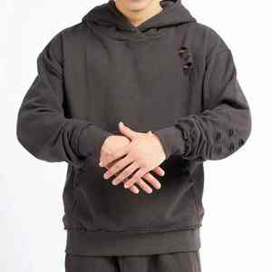 Meilleure Vente – Sweat à Capuche Unisexe Hiver en Polaire Haute Qualité, Design Délavé Effet Usé, Respirant, Confortable, Poche Brodé - Product Image 6