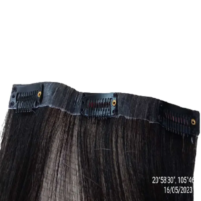 Best Verkopende Product 2023 In Engeland Geen Verwarde Naadloze Clip In Human Hair Extensions Om Highlights En Kleur Single Donor Toe Te Voegen