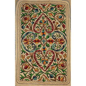 Tapis De Prière En Soie + Perle – Modèle Turc – 100x60 Cm – Noir