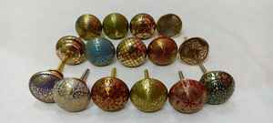 Bouton en laiton poli moderne avec finition plaquée or, forme personnalisée pour la décoration intérieure, QUALITY ENTERPRISES, modèle QE-BKB-02 - Product Image 2