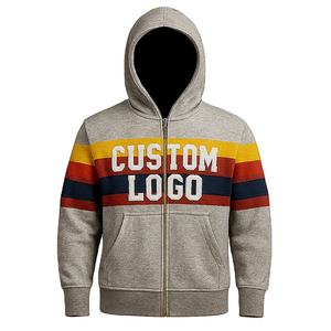 Factory Direct Wholesale Supplier Custom Logo Plain <b>Lined</b> Color Design Causal Street Style <b>Hoodie</b> Jackets - Product Image 1