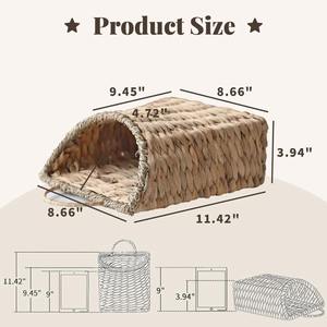 Cesta Colgante Tejida de Jacinto de Agua, Cesta de Almacenamiento Hecha a Mano para Colgar en la Pared, Venta al por Mayor, Ecológica, Hecha en Vietnam - Product Image 2