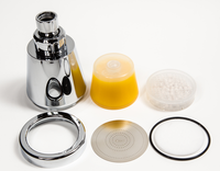 Pommeau de douche fixe Aroma (type de mur) avec vitamine C et arôme. Pomme de douche à filtration en 3 étapes, Aroma Sense, fabriquée en Corée. KNTeC