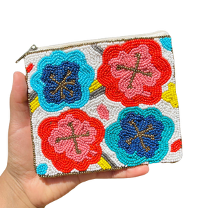 Porte-monnaie perlé artisanal | Cadeau unique et créatif pour femmes - Product Image 4