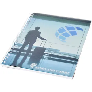Personalized A5 <b>Spiral</b>-<b>Bound</b> Desk-Mate Promotional <b>Notebook</b> for Merchandising - Product Image 1