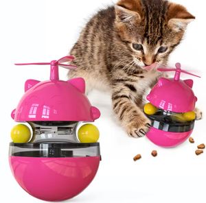 Juguete Giratorio para Gatos, Bola de Plástico Autoregenerable, Divertido y Ecológico - Product Image 2