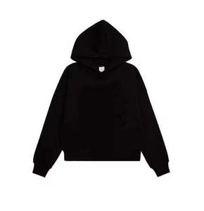 Sweat à capuche à fermeture éclair personnalisé pour femmes avec col roulé Design doublé Couleur unie Logo avant Tricot de coton multi-saisons - Product Image 3