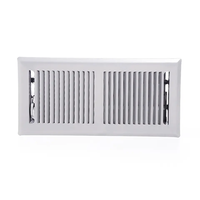 Registre de sol évent split ac split réglable déflecteur de débit extender montage magnétique déflecteur d'air en plastique pour système cvc