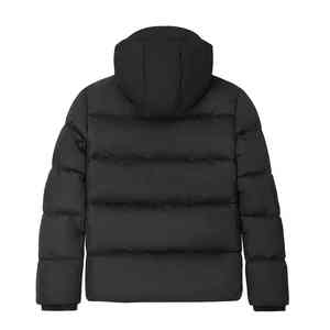 High Street 2025 Vestes bouffantes en polyester imperméable pour hommes Conception personnalisée avec manteau à capuche Service OEM Vestes pour hommes - Product Image 2