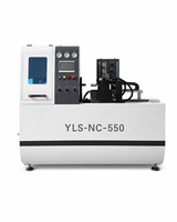 Machine de découpe de profilés en aluminium à double séparation YLS-NC-550, scie automatique servo 550 mm pour unité de fabrication de stores.