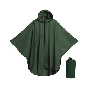 ฝนสำหรับผู้ชาย & ผู้หญิงกันน้ำระบายอากาศได้เดินทางเดินป่าพร้อมฮู้ดที่เก็บได้น้ำหนักเบาแห้งเร็วเป็นมิตรกับสิ่งแวดล้อม - Product Image 1