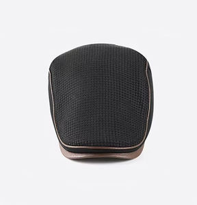 Men's British Peaked Cap Weave Duckbill Detective Ivy Irish Style Newsboy Cabbie Flat Scally Caps Vintage Casual <b>Beret</b> <b>Hat</b> - Product Image 1