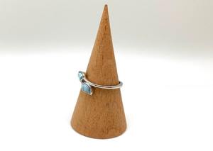 Joyería de piedras preciosas de Larimar para mujer, anillo de estilo bohemio de plata, joyería de plata de ley 925, anillo hecho a mano de tendencia, Regalo para mamá - Product Image 2