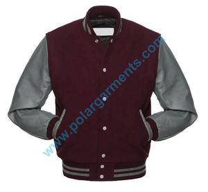 Nouveau hommes personnalisé corps en laine et en cuir véritable manches Varsity Jacket Letterman Baseball College Jacket - Product Image 4