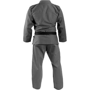 Precio al por mayor logotipo personalizado Judo gris Jiu Jitsu uniforme Kimono Jiu-Jitsu Gi BJJ Jiu Jitsu BJJ Gi Judo equipo uniforme ropa deportiva - Product Image 2