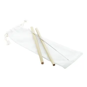 BooSip Eco-Friendly <b>Bamboo</b> Drinking <b>Straws</b> Set Sustainable Gadgets - Product Image 1
