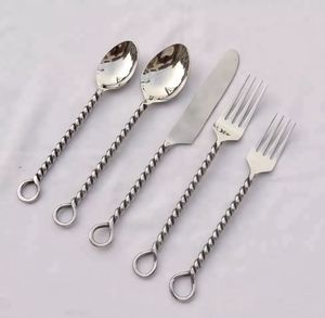 Ensemble de couverts en acier inoxydable avec logo personnalisé, pour hôtel, bureau, fête et restaurant, dernier design, ustensiles de cuisine - Product Image 2