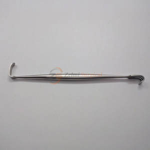 Vente en gros ZELMI ZS-1804 SURGICAL Meyerding Skin Hook & Retractor Source d'alimentation manuelle en acier inoxydable à double extrémité avec logo personnalisé - Product Image 3