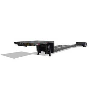 Remolques para Camiones Comerciales, Remolques de Plataforma de Dos Ejes, Exw China - Product Image 1