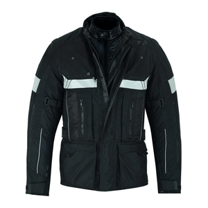 Chaqueta textil Cordura impermeable para motocicleta Touring CE blindada de talla grande a prueba de viento chaqueta Cordura de motocicleta de verano para hombre - Product Image 3