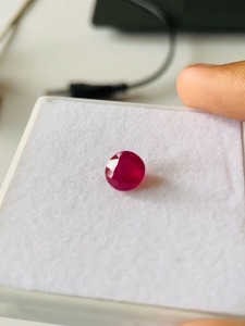 Aaa Chất Lượng Tự Nhiên Của <span class=keywords><strong>Ruby</strong></span> igitl Chứng Nhận Hình Bầu Dục Cắt 2.79 Cts Đá Quý Với Tuyệt Vời Ánh Cắt Hoàn Hảo Có Sẵn Với Giá Rẻ Giá - Product Image 3