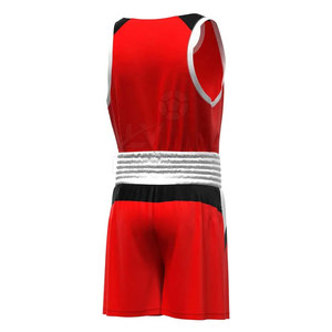 Conjunto de chaleco y pantalones cortos de boxeo de poliéster 100% unisex, uniforme deportivo para artes marciales, servicio OEM disponible - Product Image 4