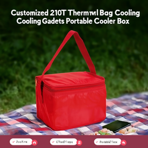 Bolsa Térmica Personalizada 210T para Enfriar Dispositivos, Caja Refrigeradora Portátil - Product Image 3
