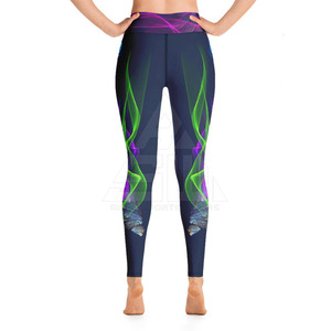 Leggings pour femmes avec logo personnalisé, vêtements de fitness, compression, taille fine, taille haute, pantalon de yoga - Product Image 6