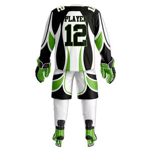 Camiseta de hockey sobre hielo con logotipo personalizado para hombre, ropa deportiva transpirable, diseño sublimado uniforme, ropa de equipo OEM fabricada en Pakistán, suministro de fábrica - Product Image 2