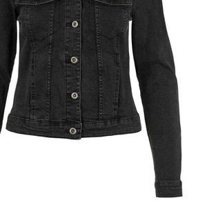 Chaqueta Vaquera Informal de Manga Larga para Mujer, de Alta Calidad, Largo Regular, Abrigo de Algodón, Chaqueta Vaquera Holgada con Botones y Bolsillos - Product Image 5