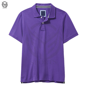 Diseño de golf liso personalizado de alta calidad para hombres para Polos tela de punto sólida con impresión de bordado diverso para venta al por mayor - Product Image 5